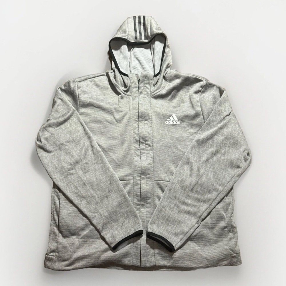 Adidas * Team Issued ClimaWarm FullZip Jacket / Sweatshirt Hoodie * Large